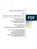 CRM Lead Opportunity Management