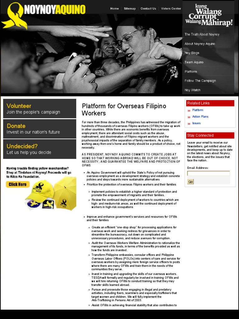 Protecting Overseas Filipino Workers | PDF | Migrant Worker | Employment