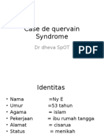 De Quervain Syndrome