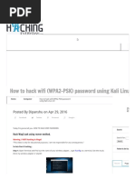How To Hack Wifi Password Using Kali Linux 2.0