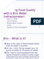 Measure Food Quality with a Brix Refractometer