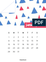 Monthly Calendar 2017 PDF