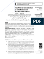 Multiple Constituencies Model in The Identification of Library Effectiveness