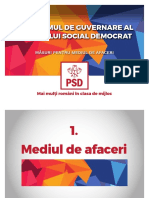 Programul de Guvernare Al PSD - Masuri Pentru Mediul de Afaceri - 16.11 .2016
