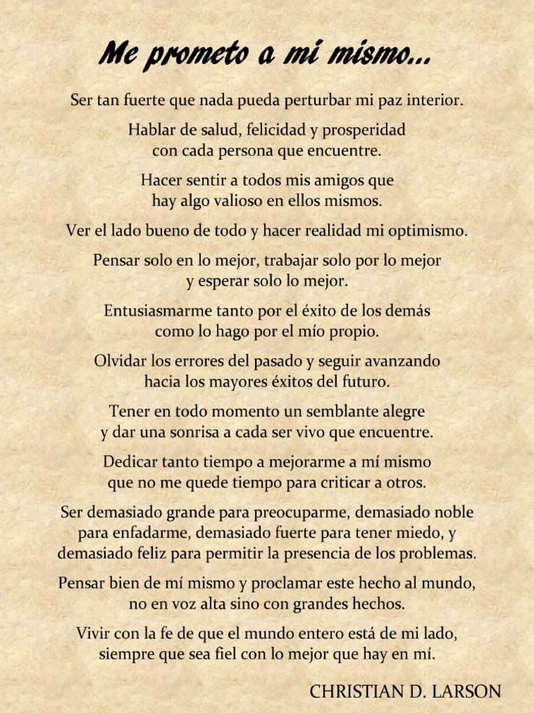 El Credo Del Optimista