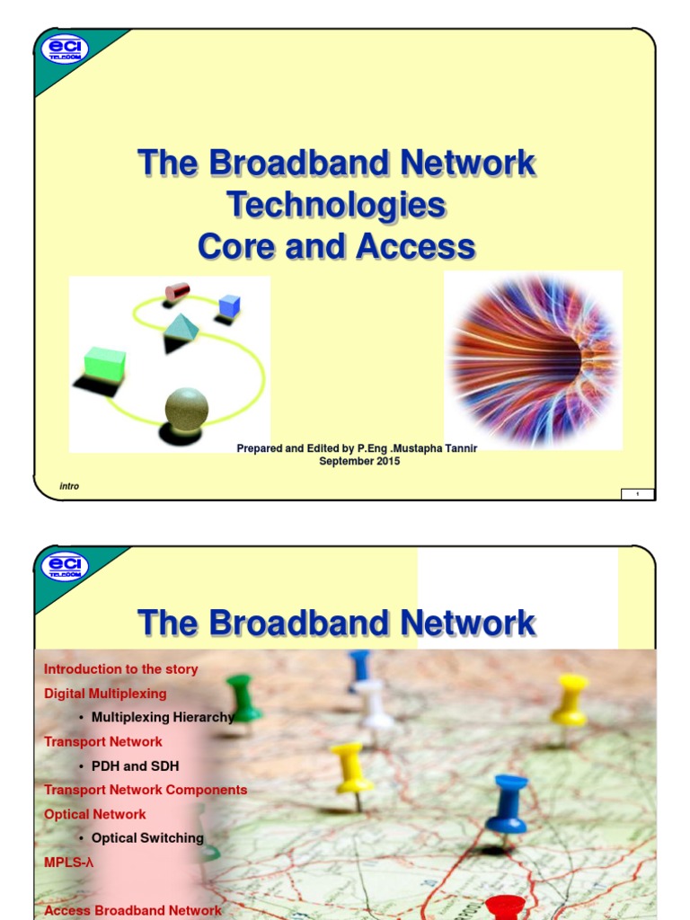 Broadband Network Technologies Overview | PDF | Network Topology ...