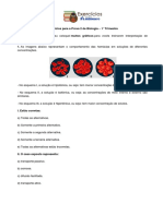 Prova de Biologia 2 - 1 Trimestre PDF