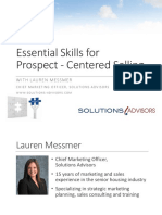 Essential Skills For Prospect Centered Selling