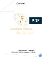 Manual Participante Curso Gestión Eficaz Del Tiempo