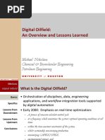 Digital Oilfield: An Overview and Lessons Learned