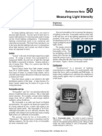 1999 - Measuring Light Intensity PDF