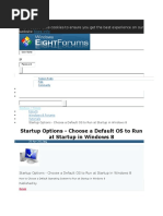 Startup Options - Choose A Default OS To Run at Startup in Windows 8