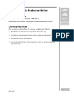 Introduction To Instrumentation: Learning Outcome