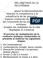 Kleinke 1995 Objetivos de La Psicoterapia