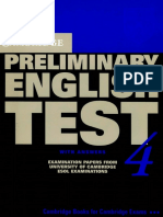 7-153 Cambridge Preliminary English Test 4 - Book PDF