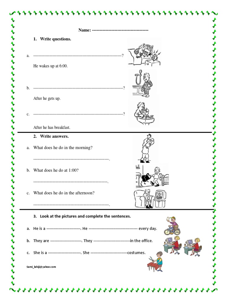 Name: - 1. Write Questions | PDF | Technology & Engineering