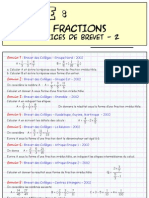 Calcul Fractionnaire - Exercices de Brevet 2