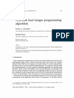 A Primal Dual Integer Programming Algorithm