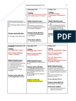 College of The Siskiyous Vocational Nursing Spring 2017 Skills Lab Schedule 6