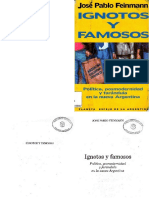 Feinmann Jose Pablo - Ignotos Y Famosos