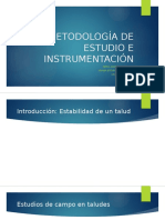 Metodología de Estudio e Instrumentación