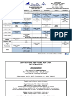 Jan 2017 Class Schedule