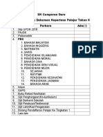 Senarai Semak Keperluan Dokumen Pelajar Tahun 6