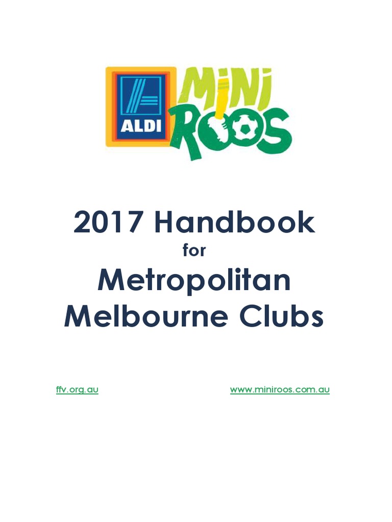 2017 Melbourne MiniRoos Handbook | PDF | Referee | Volunteering