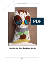 Oh-Oh Owl Cushion Softie