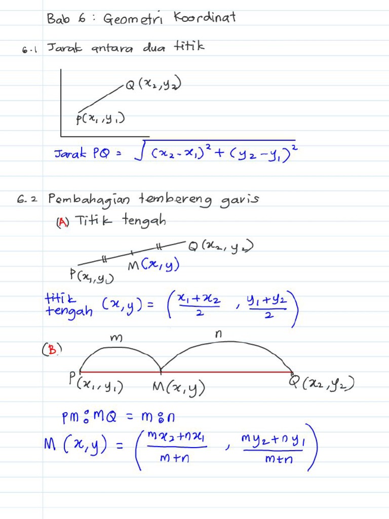 Bab 6 Geometri Koordinat Pdf