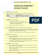 HWC Dragon Rampant House Rules v4