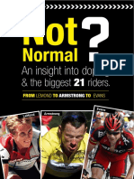 Not Normal? An Insight Into Doping and The Biggest 21 Riders.