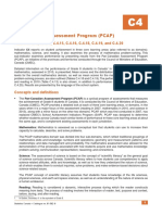 Pan-Canadian Assessment Program (PCAP) : Tables C.4.13, C.4.14, C.4.15, C.4.16, C.4.18, C.4.19, and C.4.20