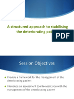 Stabilisation of the Deteriorating Patient