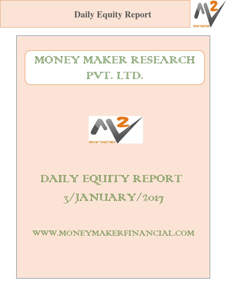 Daily Equity Report 3 Jan 2017 | PDF | Stocks | Investing