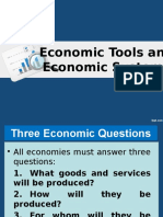 Economic Tools and Economic Systems