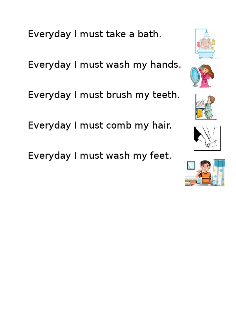 Daily Hygiene Routine Essentials | PDF | Home & Garden