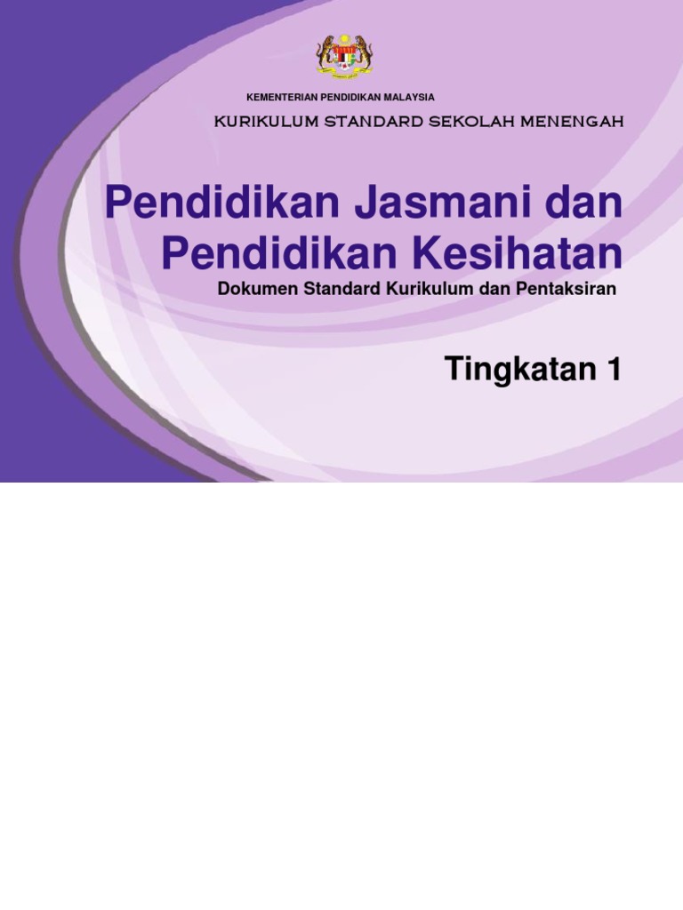 DSKP KSSM PJPK Tingkatan 1