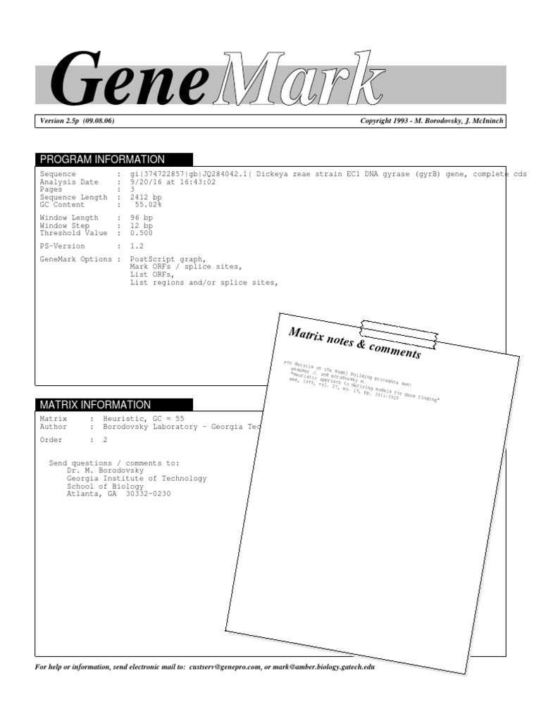 Program Information: Matrix Notes & Comments | PDF | Science & Mathematics