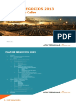 APMT Callao - Plan de Negocios 2013 PDF