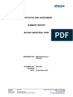 Quantitative Risk Assessment Summary Report Botany Industrial Park 2012 09 25