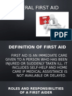 General First Aid