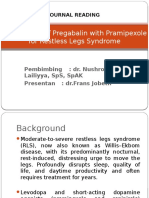 Comparison of Pregabalin With Pramipexole