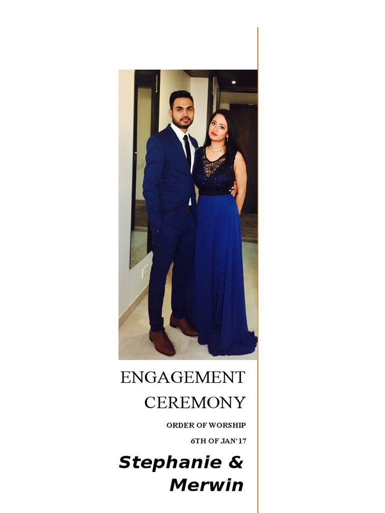 Christian Engagement Ceremony Program | PDF