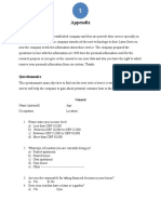 Dissertation Topic and Questioner For Undergraduate and Masters Student