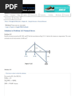 Solution To Problem 113 Normal Stress - Strength of Materials Review