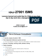 HSC SDLU ISMS - ISO27 en PDF