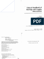 Clinical Handbook of Marriage and Couples Intervention