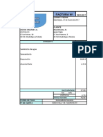 Factura Aguas Calizas 31-3-17