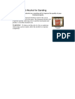 Denatured Alcohol For Sanding PDF